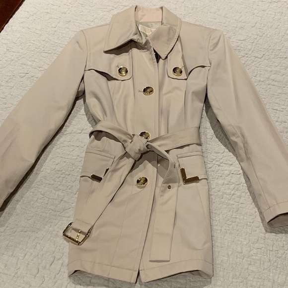 Michael Kors Trench Coat NWOT S - Picture 2 of 11